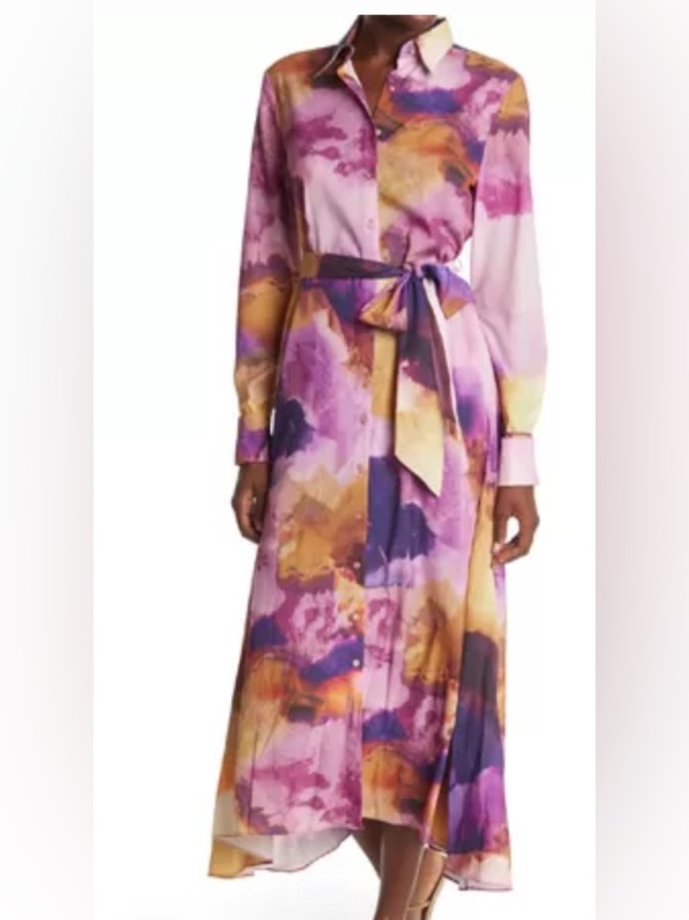 Gianna Printed Shirt Dress by Robert Graham